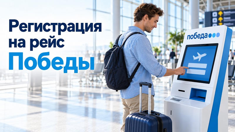 Оформление на рейс Победы Регистрация на рейс Победы