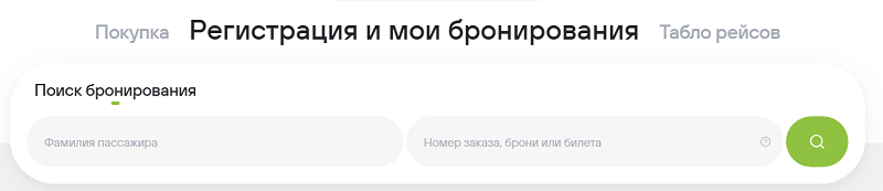 Онлайн-регистрация на рейс S7