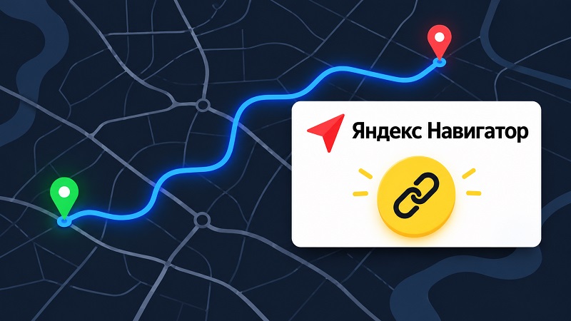 Сохранение маршрута в Яндекс Навигаторе
